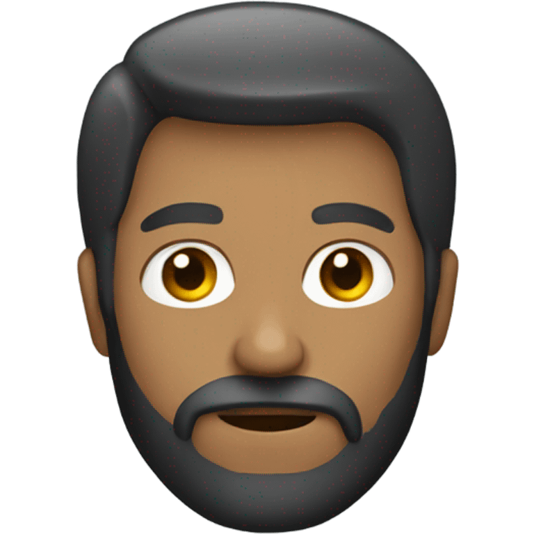 Guy with beard hunting emoji