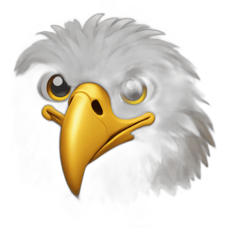 Eagle face emoji