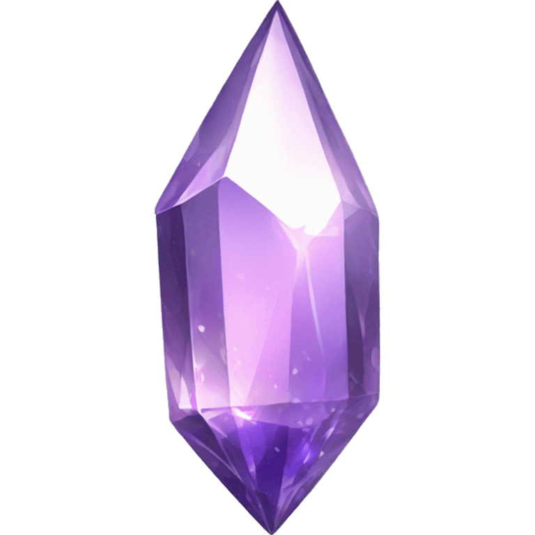 Shiny sparkly glass crystal shard emoji