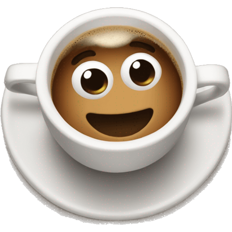 8 from coffee emoji