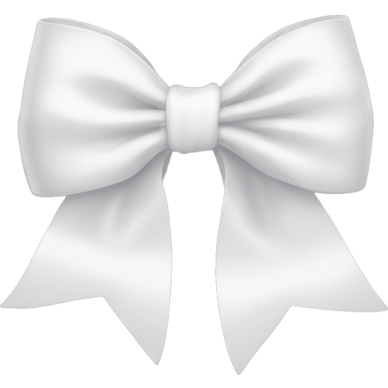 white bow emoji