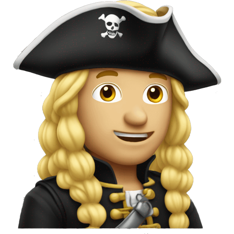 men pirate blond emoji