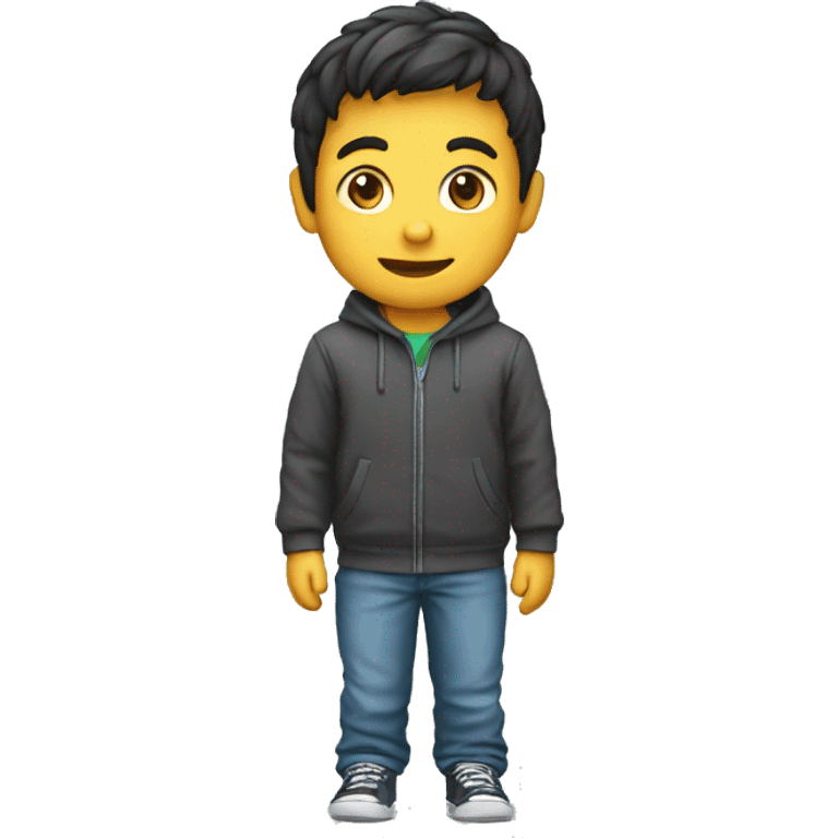 Niño con tech emoji