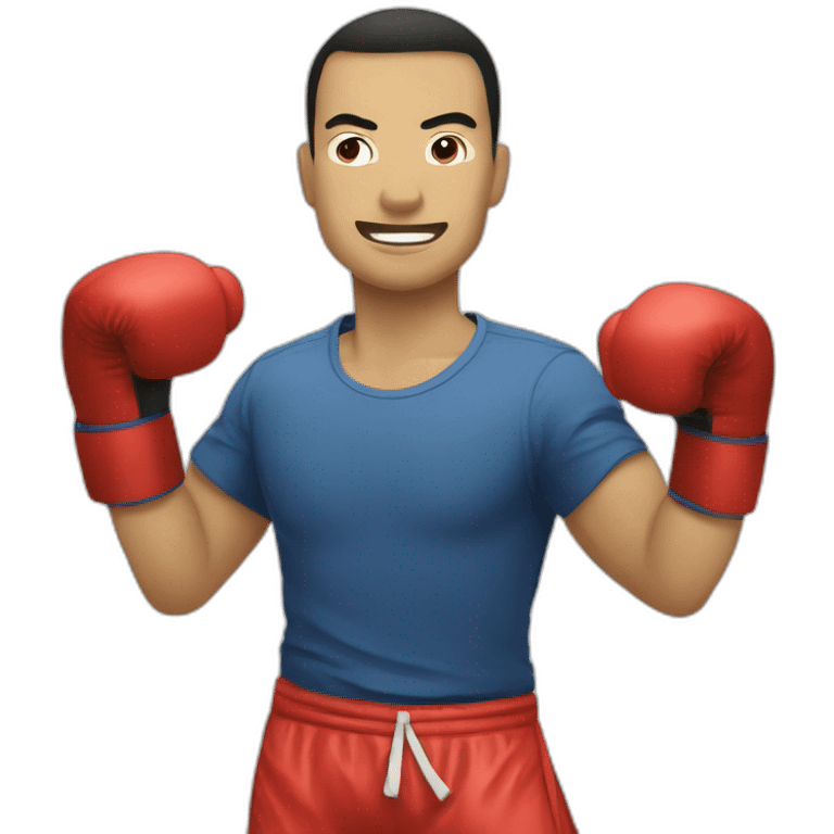 Muaythai patada emoji