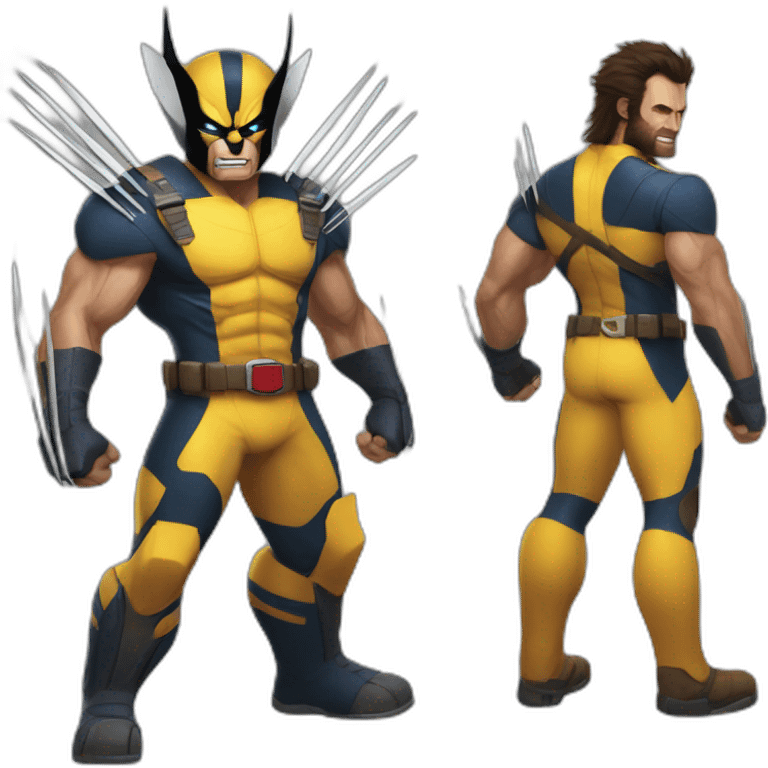 wolverine and ratchet lombax emoji