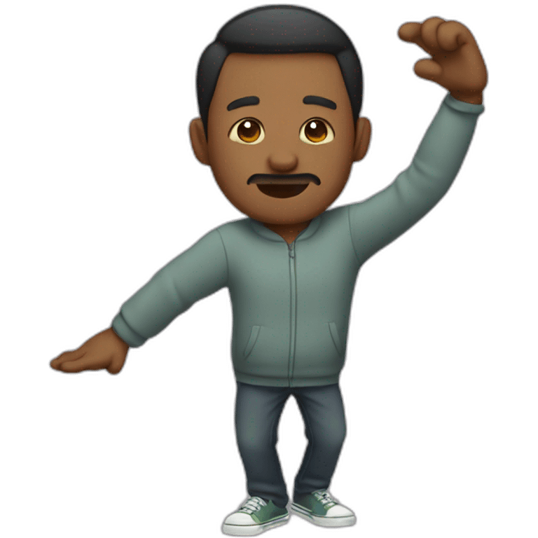 Man Who dab emoji