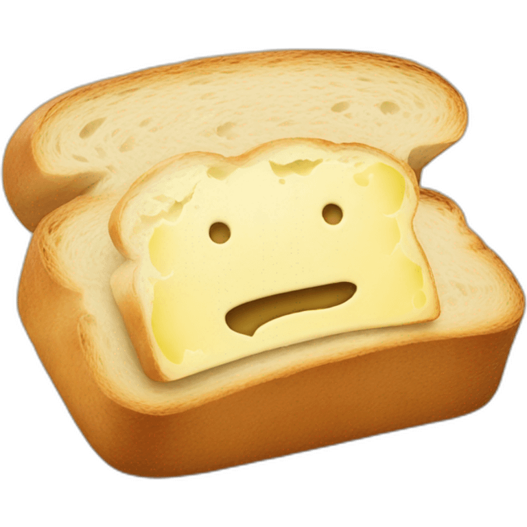 Bread with butter  emoji