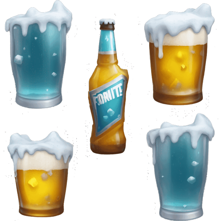 emojis-Skin crystale fortnite avec une bierre emoji