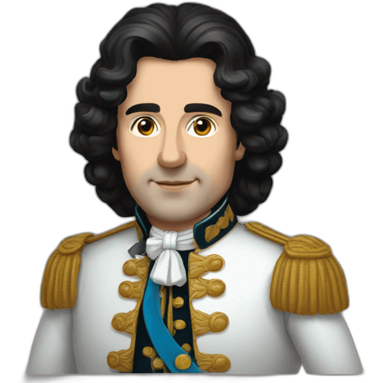 Peter The Great black hair emoji