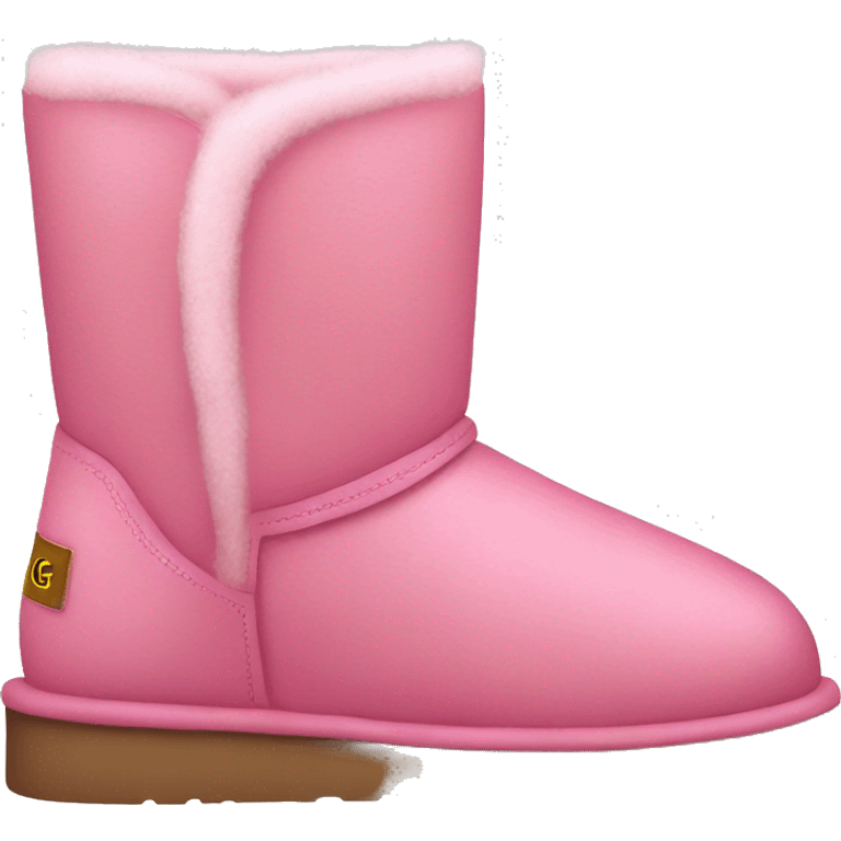 Pink ugg  emoji