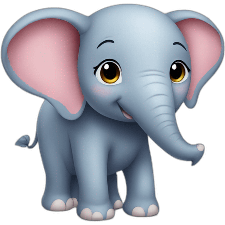 Cute elephant emoji