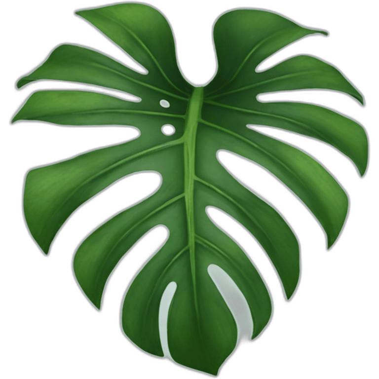 monstera leafs emoji