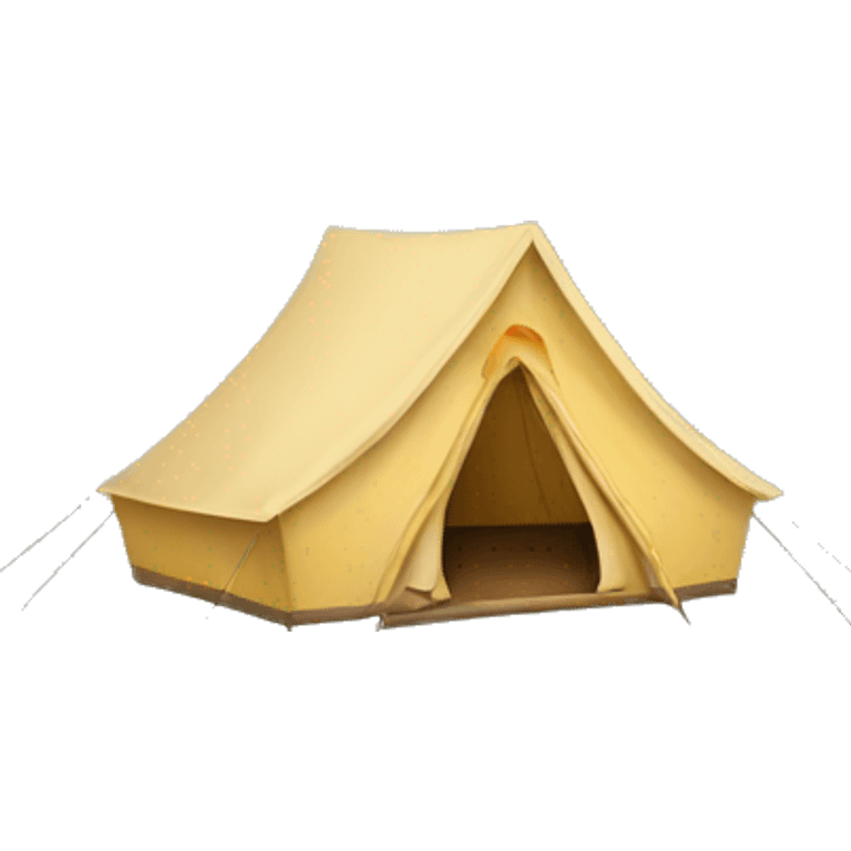 tiny tent  emoji