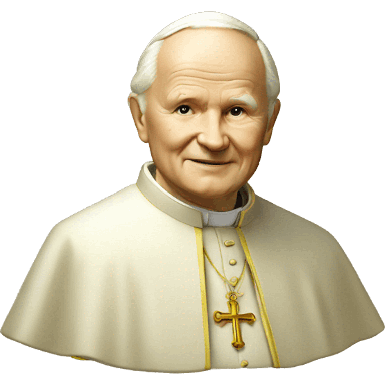 yellow John Paul Ii  emoji