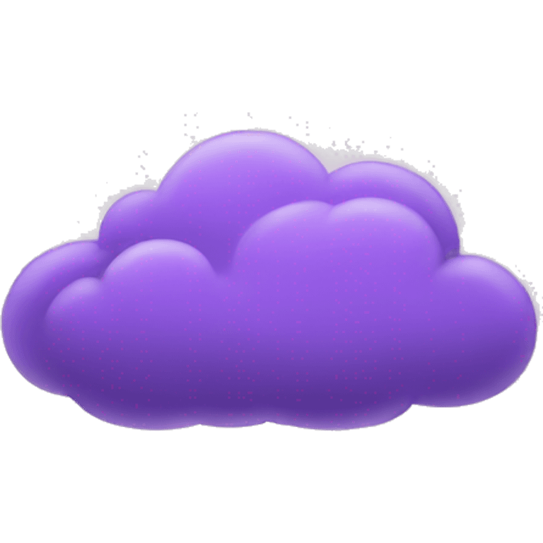 Purple cloud emoji