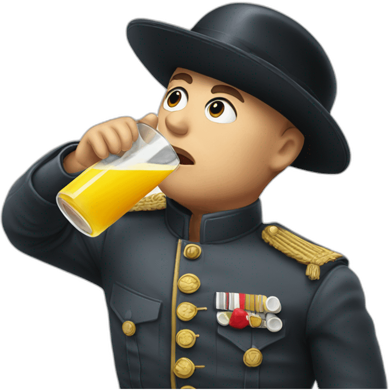 mussolini-drinking-juice emoji