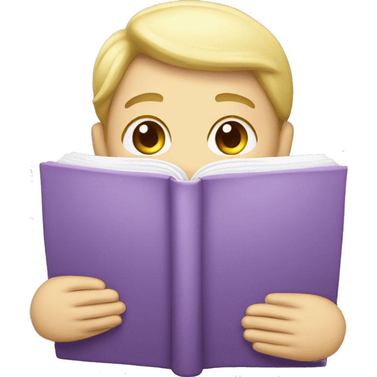 Light purple books emoji