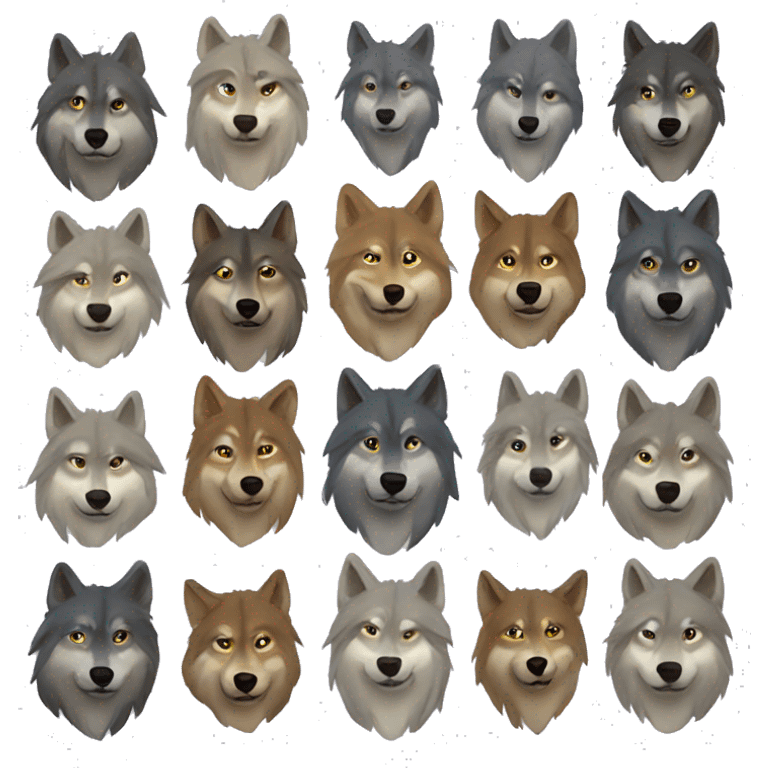 Wolf pack emoji