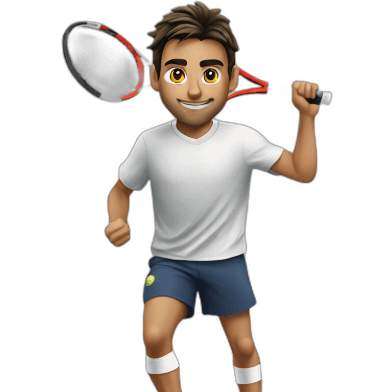 Rafaël nadal sur novak djockovish emoji