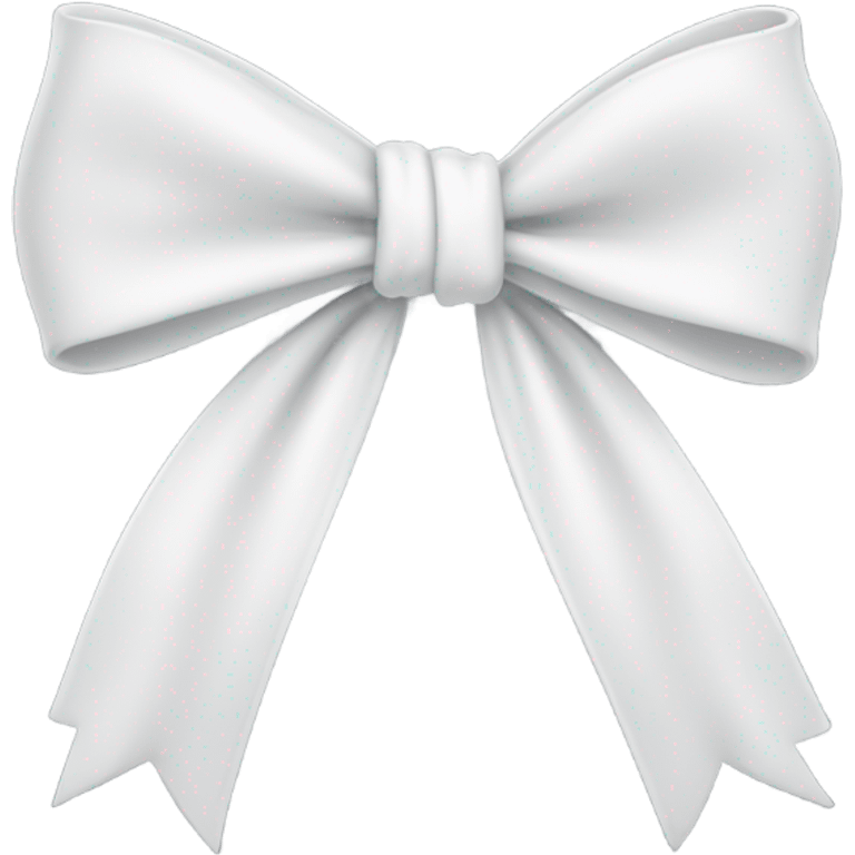 White bow emoji