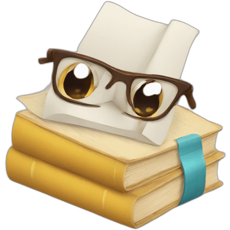 cute book emoji