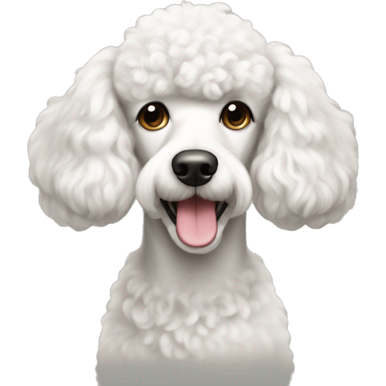 White Poodle emoji