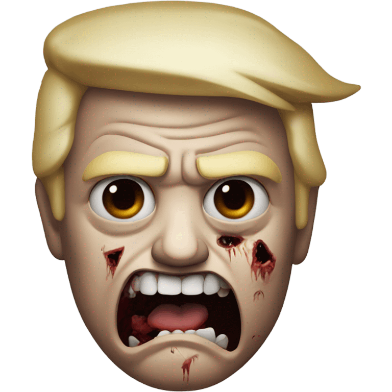 Trump as a zombie  emoji