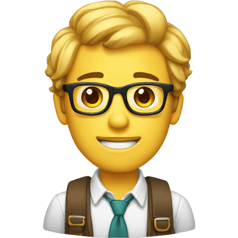 cute nerd emoji emoji