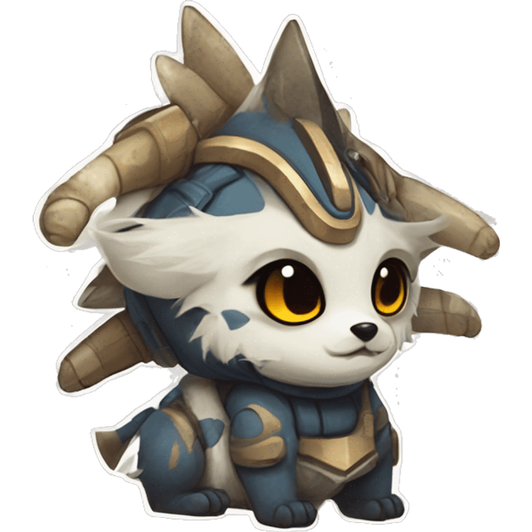 Cute Protogen by griffsnuff & LiLaiRa & Falvie emoji