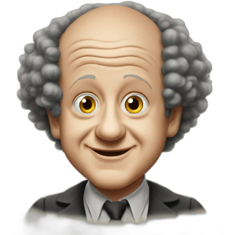 Young Larry fine of the three stooges emoji