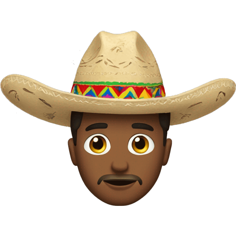 Josh Allen wearing a sombrero  emoji