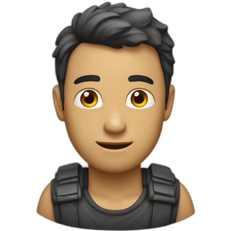 homme qui rigole fort emoji