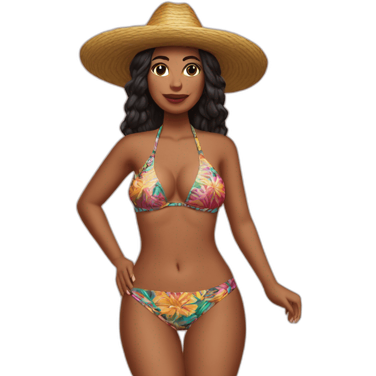 big-wahunga-chic-in-bikini-mexican emoji