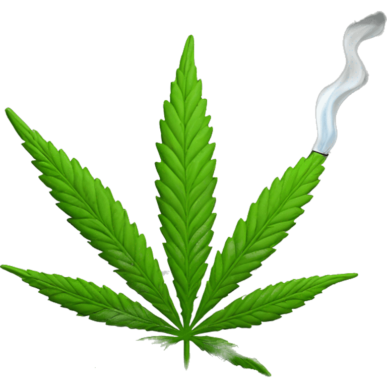 cannabis cigarette emoji