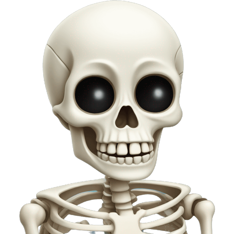 shocked skeleton emoji