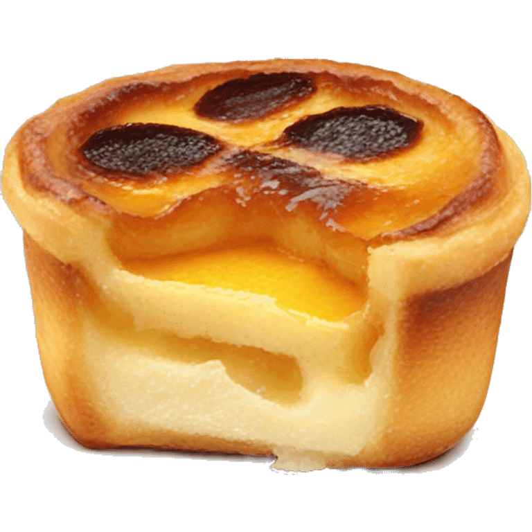 Portuguese pastel de nata emoji