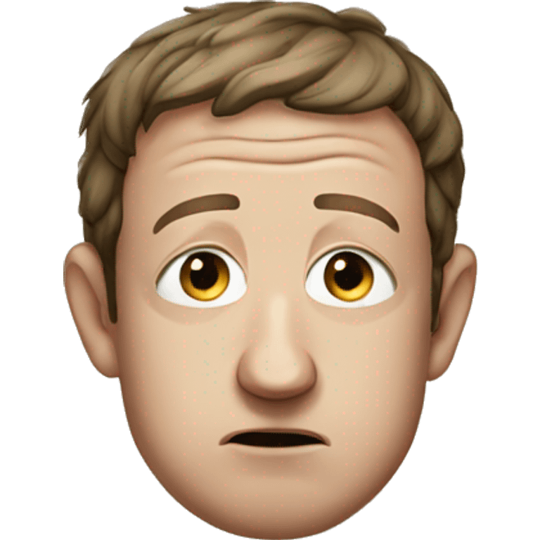 mark zuckerberg sad emoji