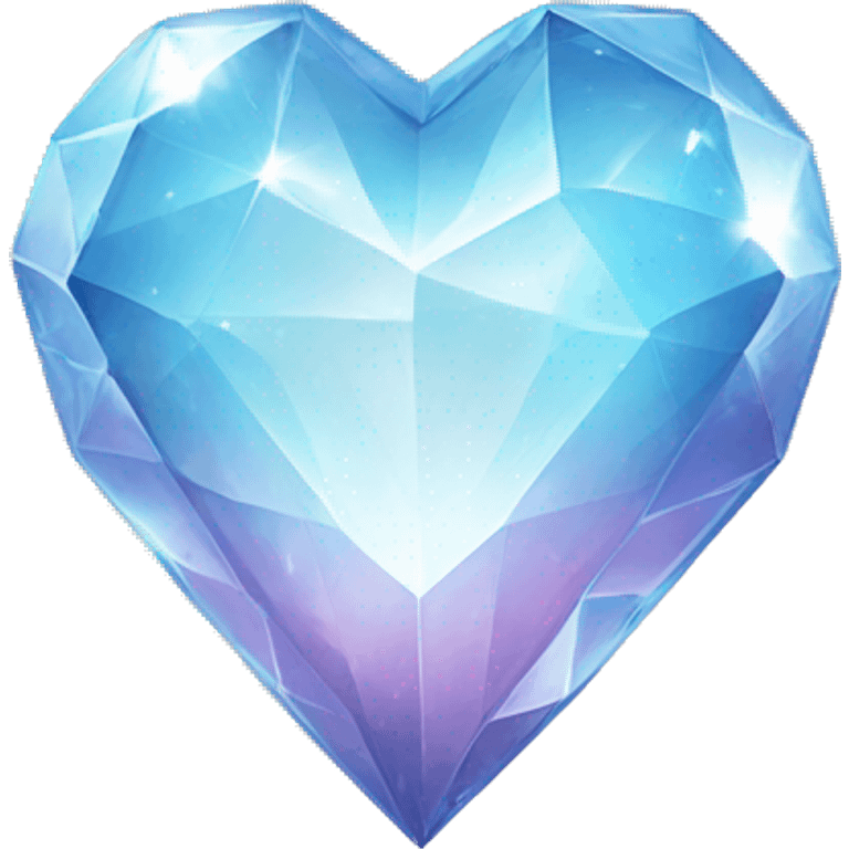 crystal heart emoji