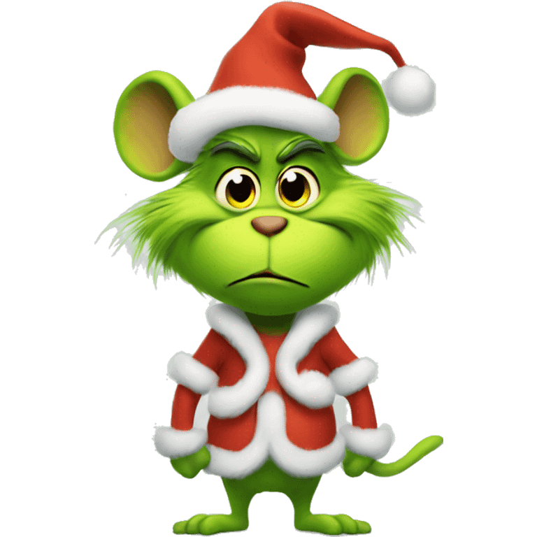 Grinch mouse emoji