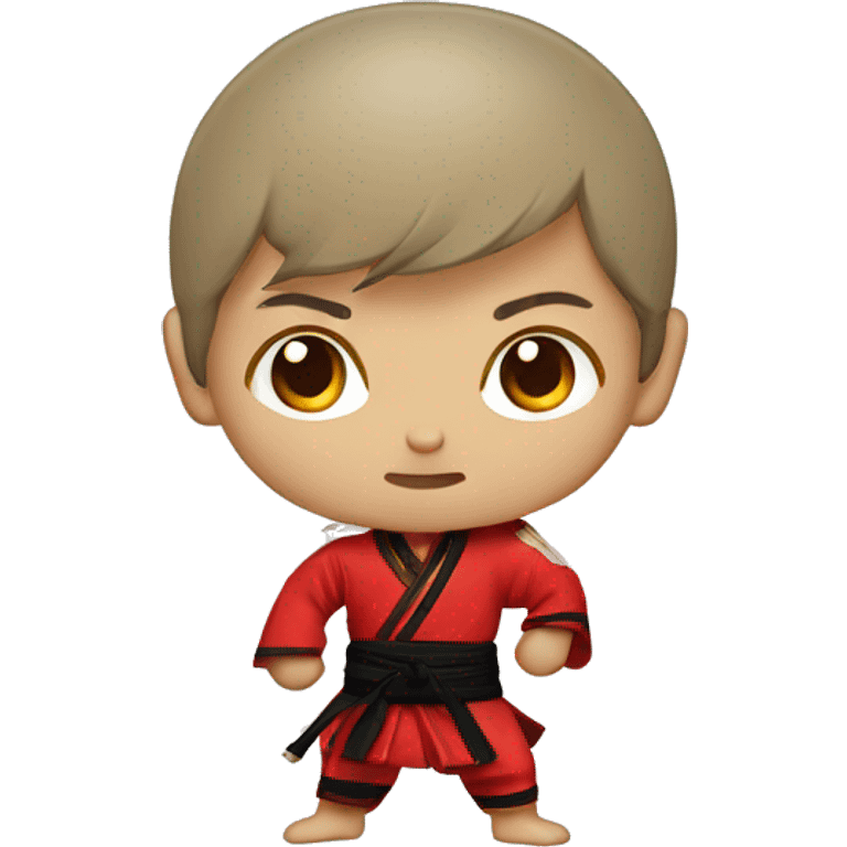 Chinese Martial Artist Chibi Fac emoji