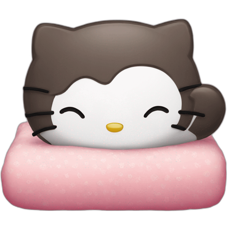 Hello kitty sleeps emoji