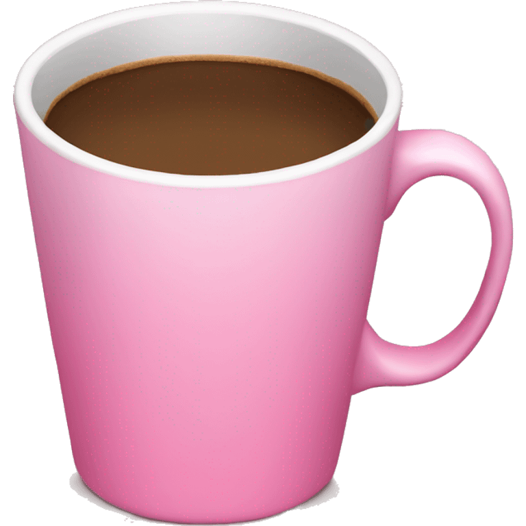 Pink coffee cup  emoji