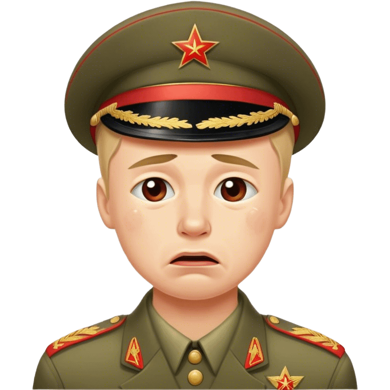 crying soviet soldier emoji