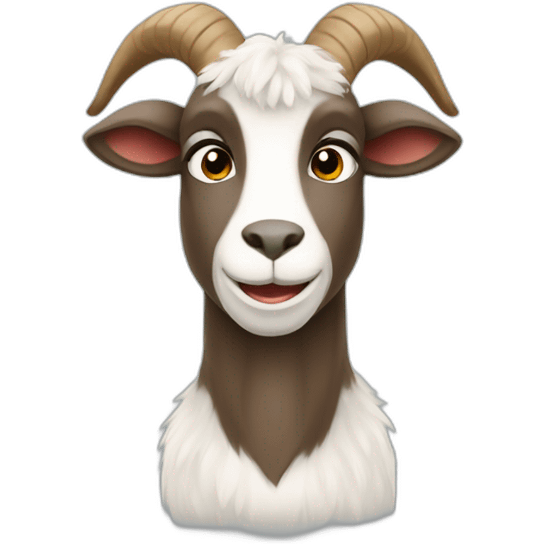 Ronaldo as a goat emoji