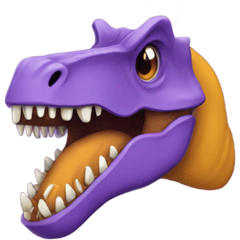 dinosaur lakers  emoji