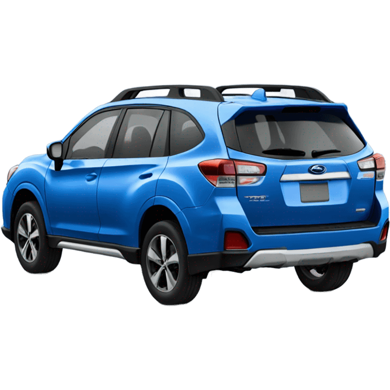 Blue Subaru suv emoji