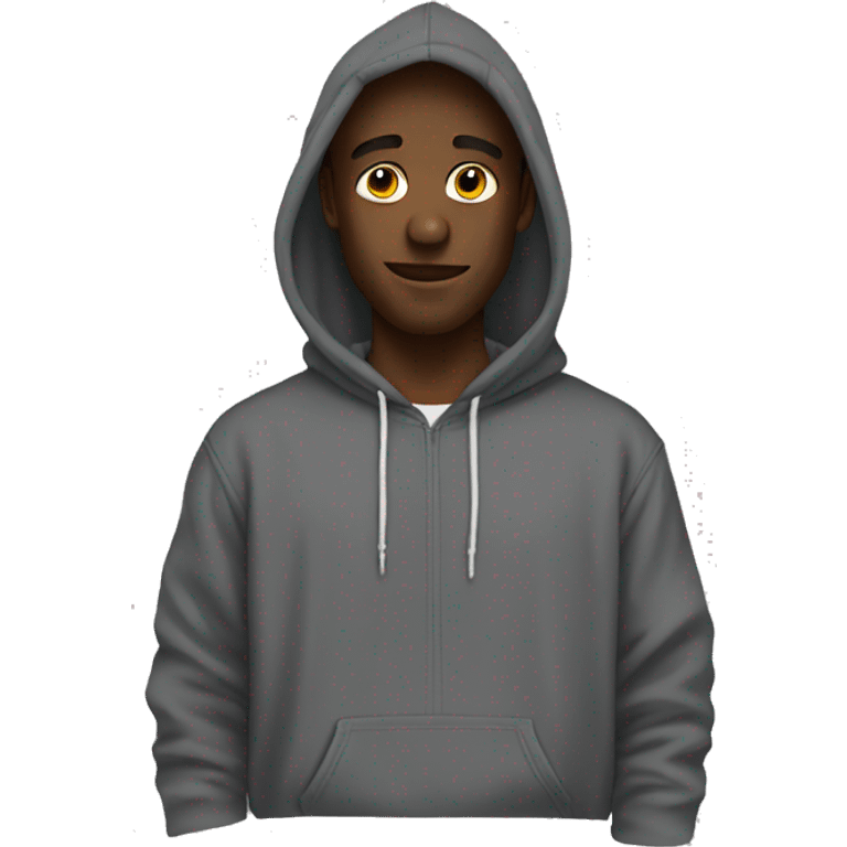 Make an oversized hoodie  emoji