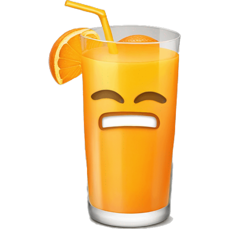 orange juice  emoji