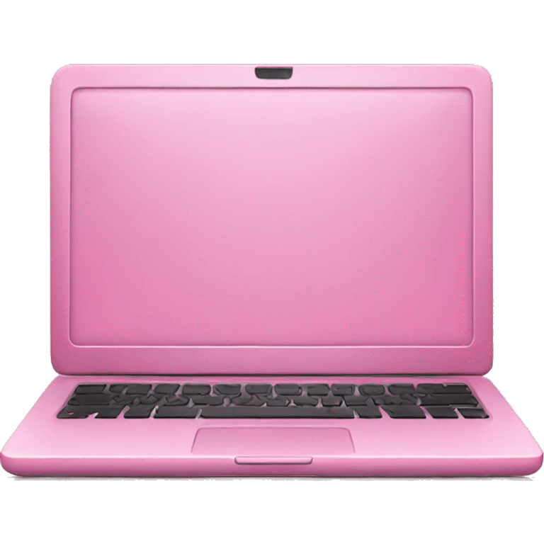 Pink laptop  emoji