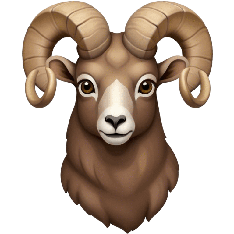 Rocky Mountain Bighorn Ram emoji